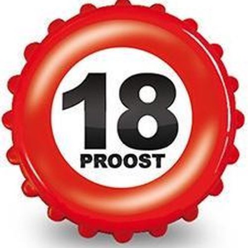 Feestelijke 18e Verjaardag Flesopener - Proost in Stijl!