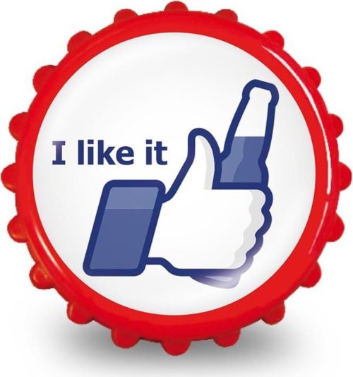 Grappige Facebook 'Like' Flesopener - I Like It!