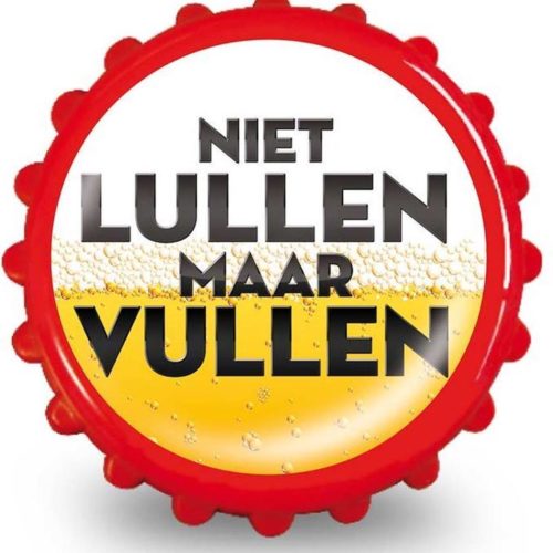 Grappige Flesopener - Niet Lullen Maar Vullen