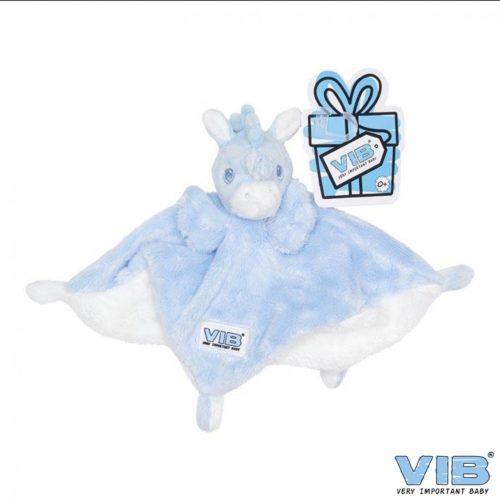 VIB Unicorn Blauw Knuffeldoekje - Troost en Tederheid