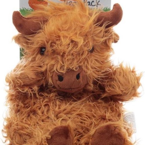 Puckator Kersenpitten Knuffel - Bruine Highlander Koe