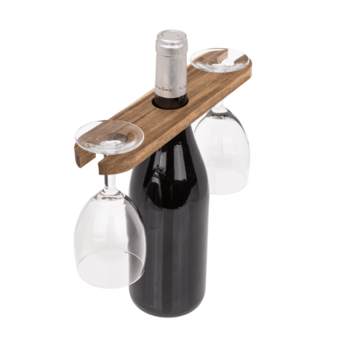 Wijnbutler - wijnglashouder van hout
